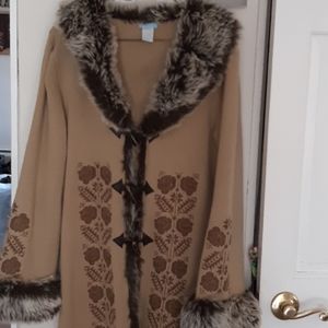 A lambs wool sweater